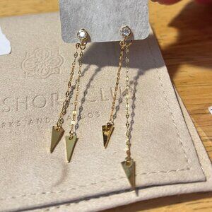NWT Womens Tai Shore Club Turks + Caicos (Item - 23) Gold-Toned Dangle Earrings